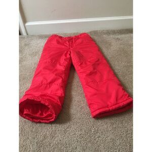 Carter's Just One You Unisex Kids Snow Ski Pants Size 7 Red